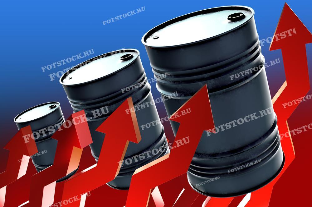 Фотография изображает нефтяные бочки на фоне красных стрелок, символизирующих рост цен на нефть. Этот снимок иллюстрирует повышение стоимости нефти на рынке.